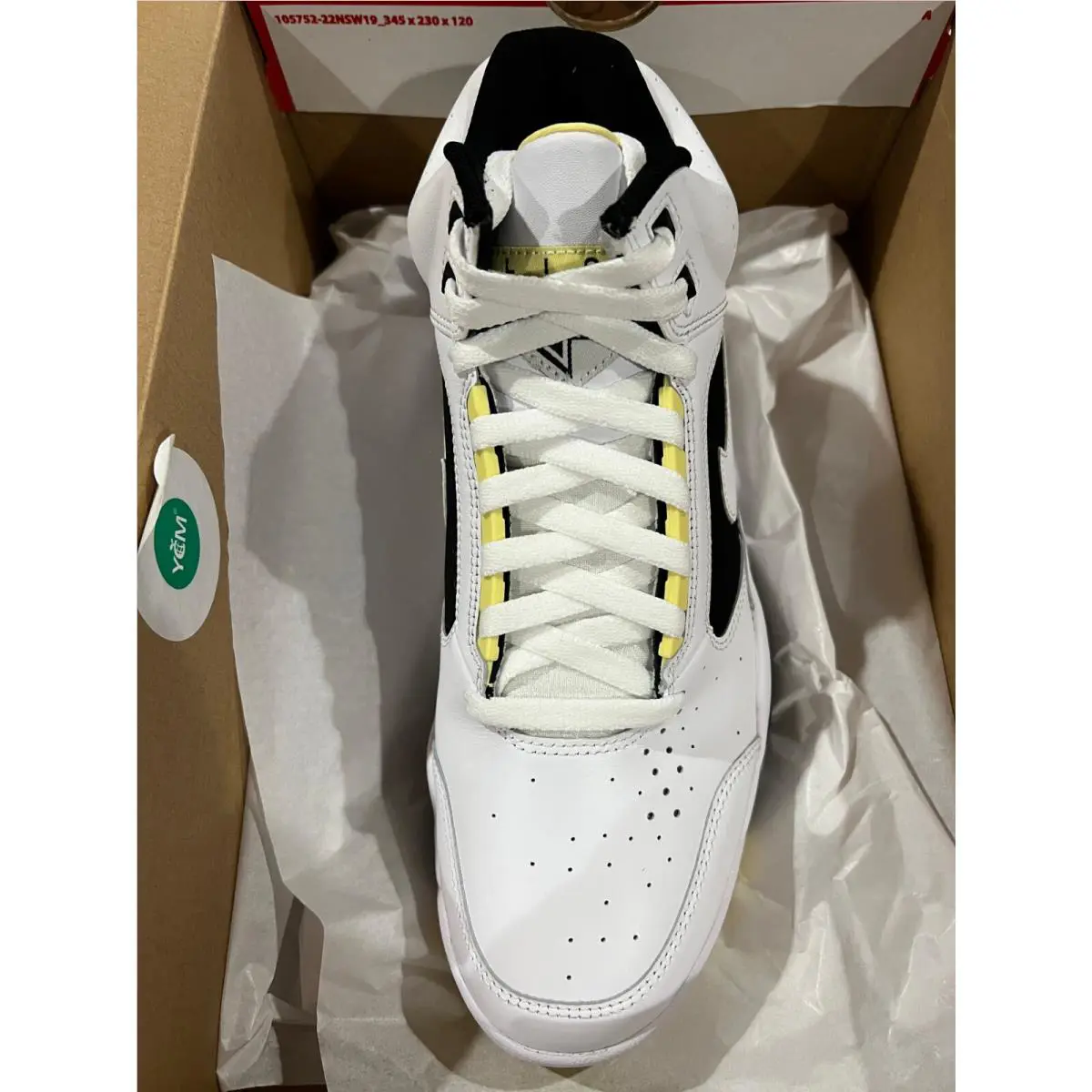 Nike shoes - DV0824 - DV0824 - White/White Lemon Black 9