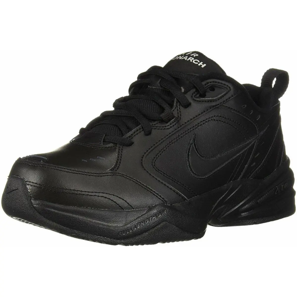 Men`s Nike Air Monarch IV Wide 4E Black/black 416355 001 - Black