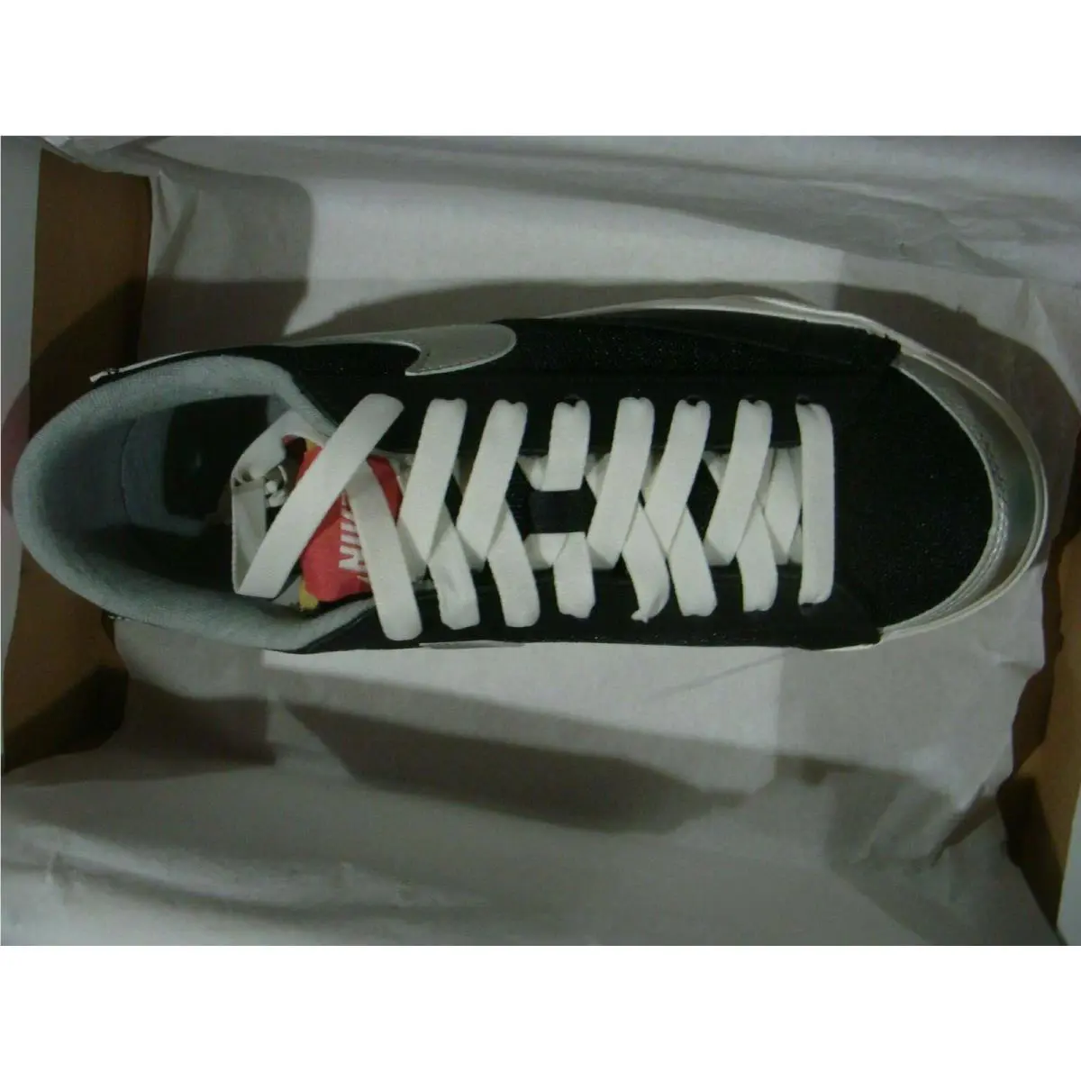 Nike shoes - NIKE BLAZER - BLAZER - BLACK/METALLIC SILVER 0
