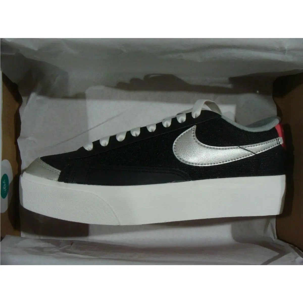 Nike shoes - NIKE BLAZER - BLAZER - BLACK/METALLIC SILVER 3