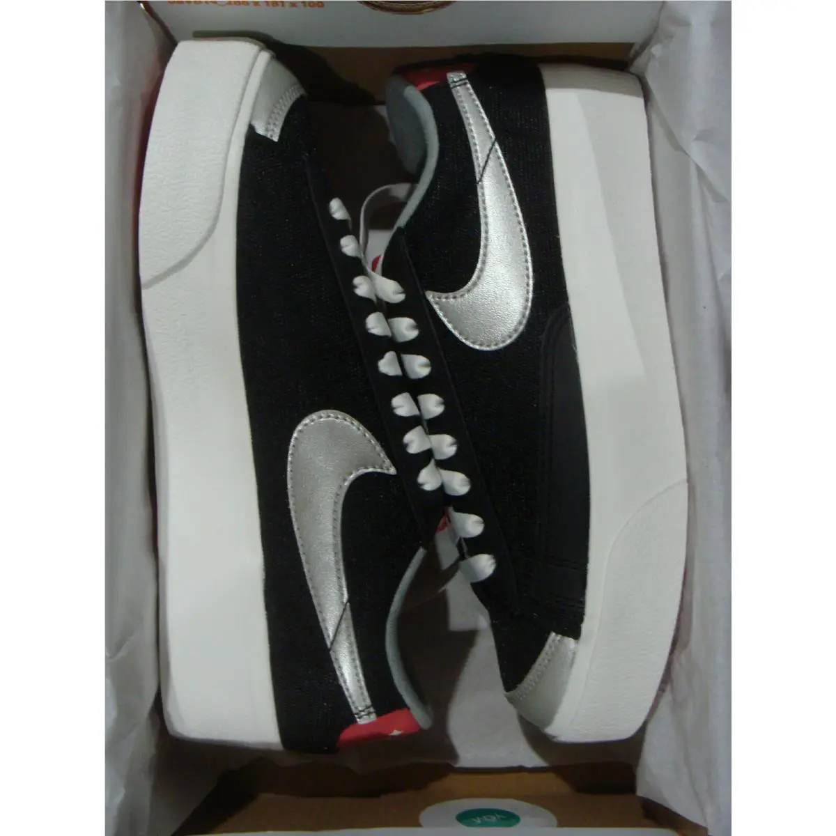 Nike shoes - NIKE BLAZER - BLAZER - BLACK/METALLIC SILVER 6