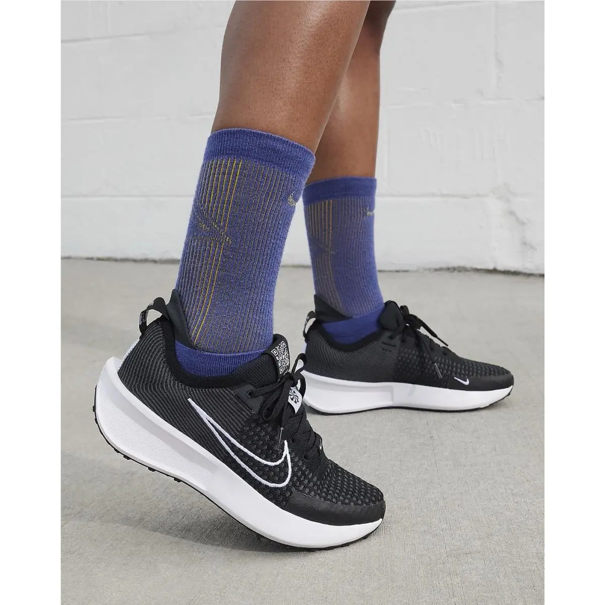 Nike shoes - Nike Interact Run - Interact Run - FD2292-003 - Black/White – Anthracite 8