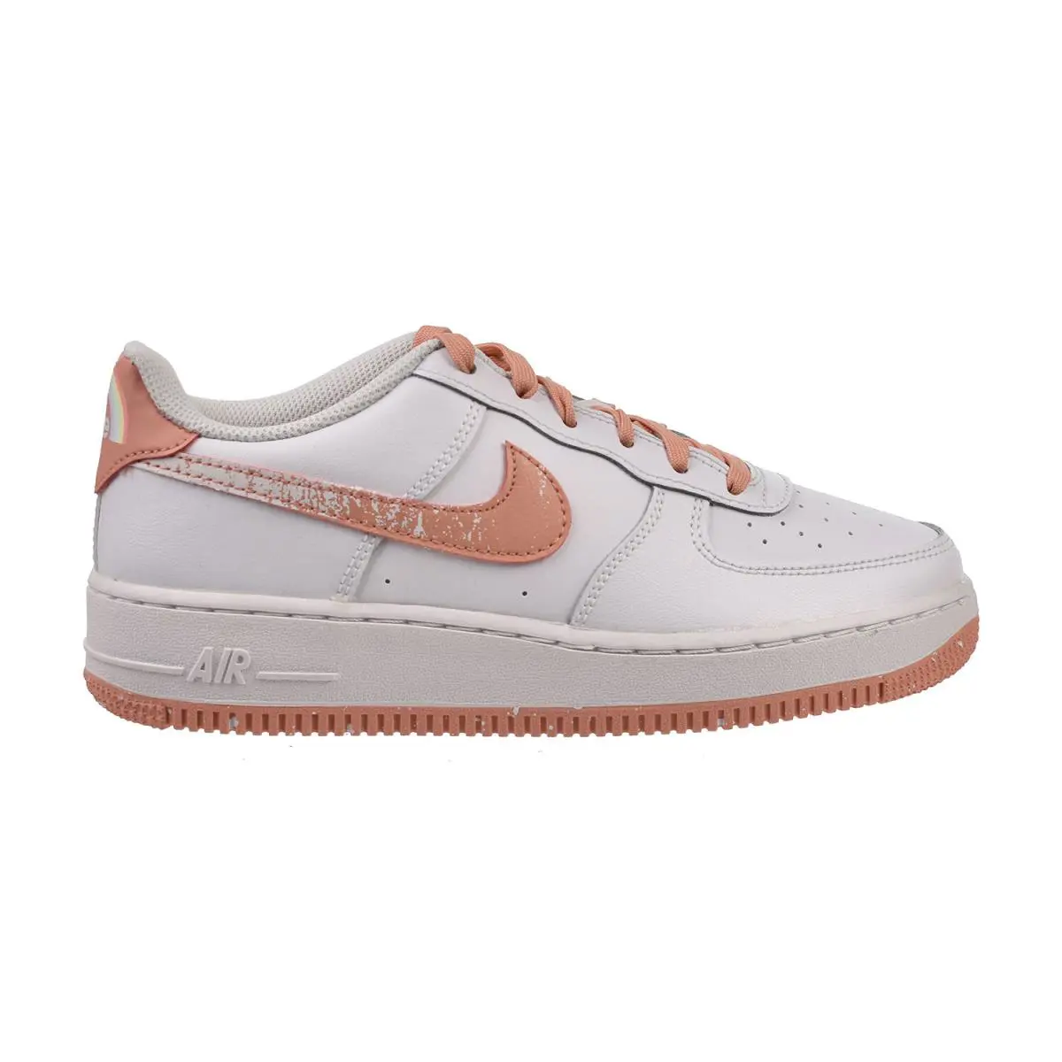 Nike Air Force 1 LV8 GS Big Kids` Shoes White-light Madder Root DM0985-100