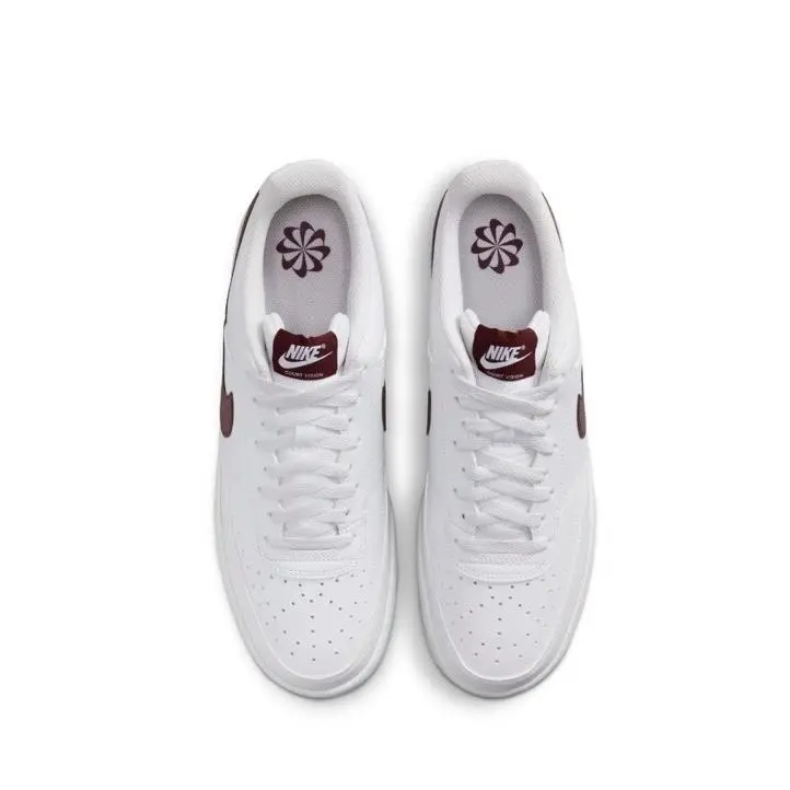 Nike shoes - Nike Court Vision LO NN - DH2987-113 - White/Burgundy Crush 3