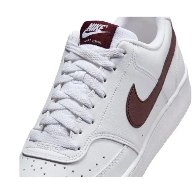 Nike shoes - Nike Court Vision LO NN - DH2987-113 - White/Burgundy Crush 2