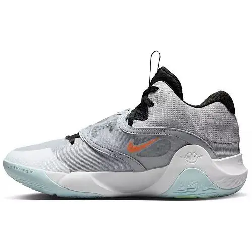 Nike shoes - Nike KD Trey 5 - Trey - DD9538-009 - Grey/White/Volt 4