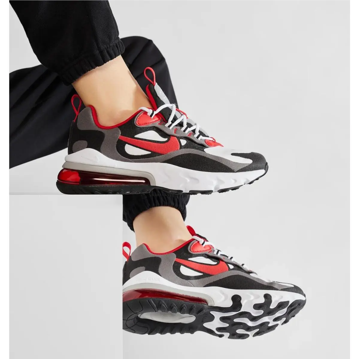 Nike shoes - Nike Air Max 270 React - BQ0103-011 - Iron Grey/University Red/Blackwhite 6