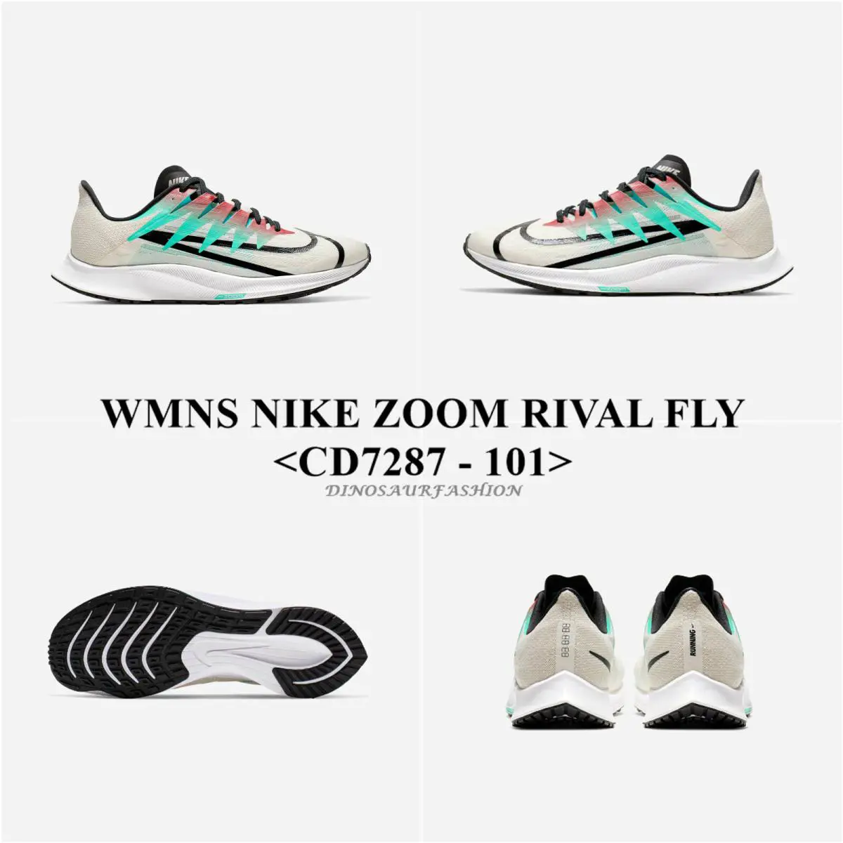 Nike shoes - Nike Zoom Rival - Zoom Rival - CD7287101 - Ivory 7
