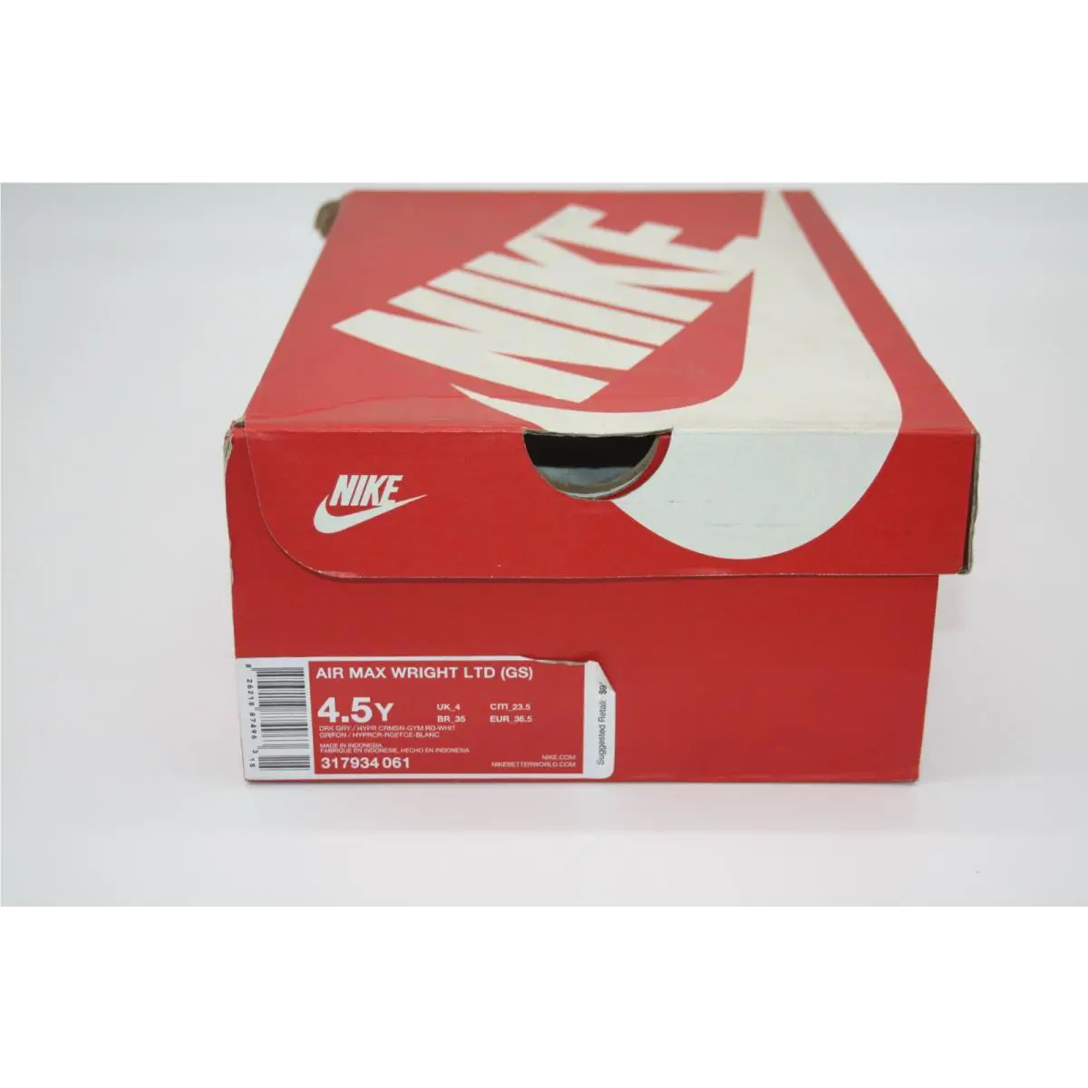 Nike shoes - Nike Air Max Wright - Air Max Wright - DARK/GREY/HYPPER CRIMSON-GYM RED-WHITE 5
