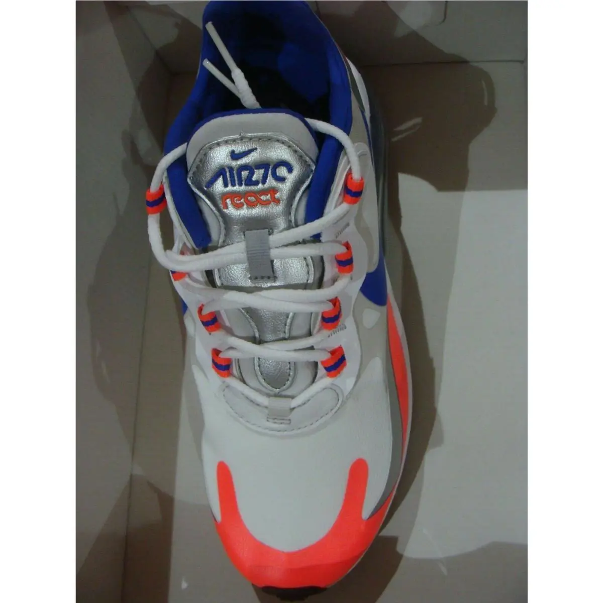 Nike shoes - Nike Air Max 270 - Air Max - WHITE/RACER BLUE FLASH CRIMSON 1