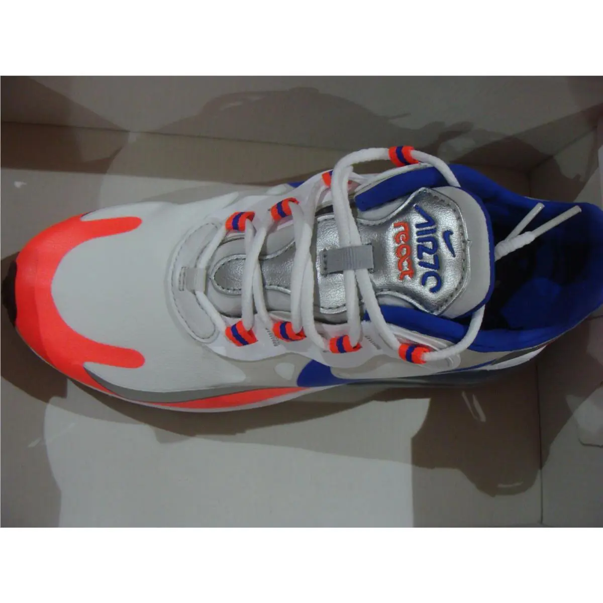 Nike shoes - Nike Air Max 270 - Air Max - WHITE/RACER BLUE FLASH CRIMSON 2