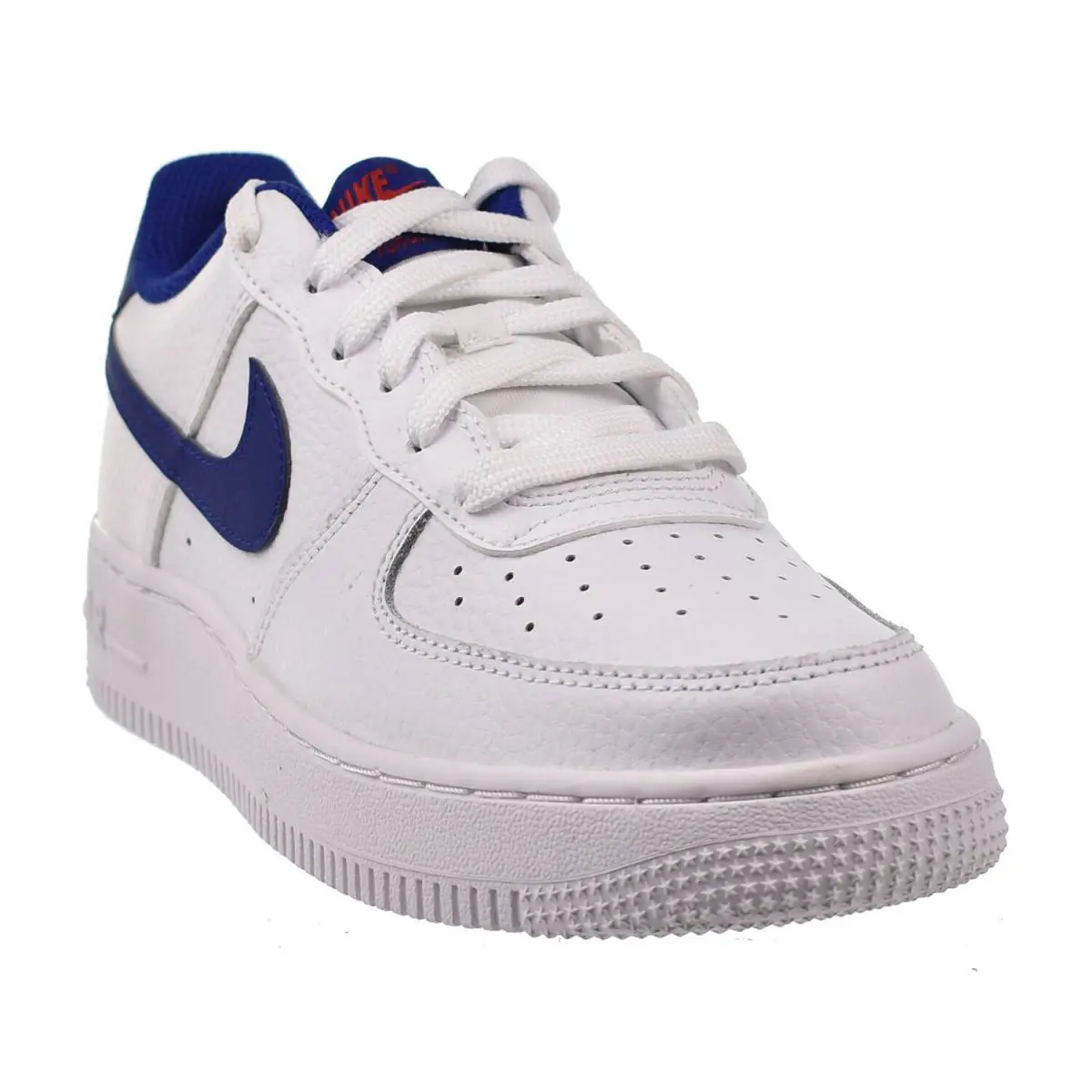 Nike shoes - White-Deep Royal Blue 0