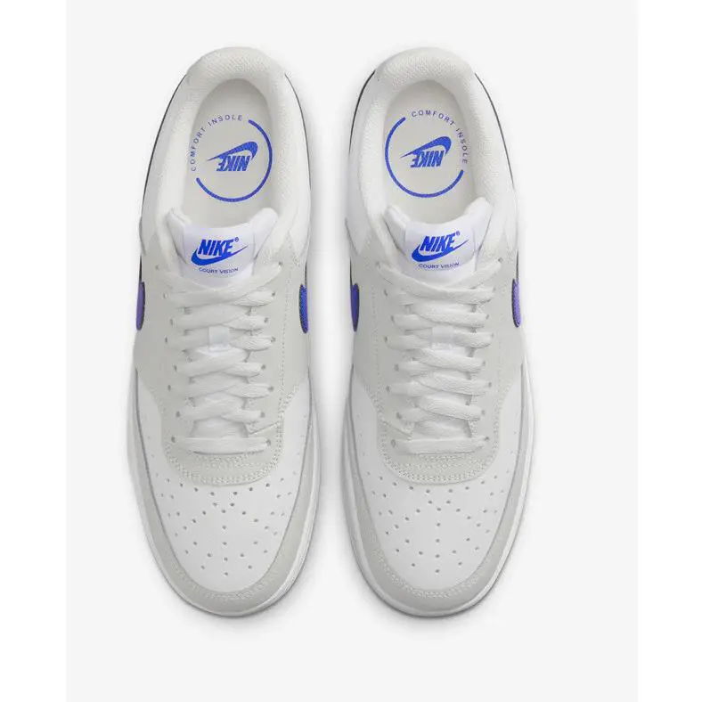 Nike shoes - Nike Court Vision Low - Court Vision Low - FN4019-001 - Photon Dust/White/Racer Blue 2