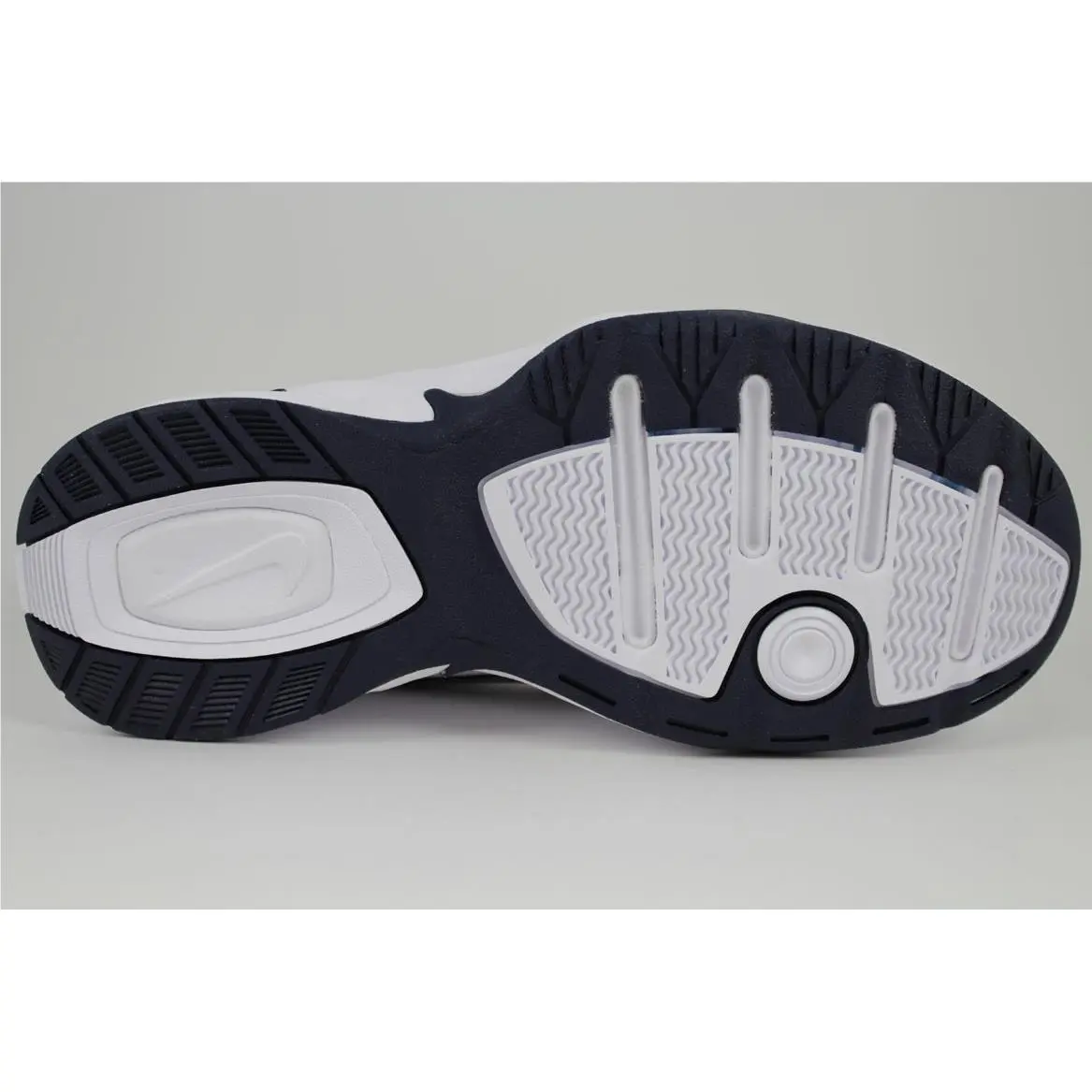 Nike shoes - Nike Air Monarch IV - Air Monarch - White, Full way: White/Metallic Silver-Midnight Navy 14