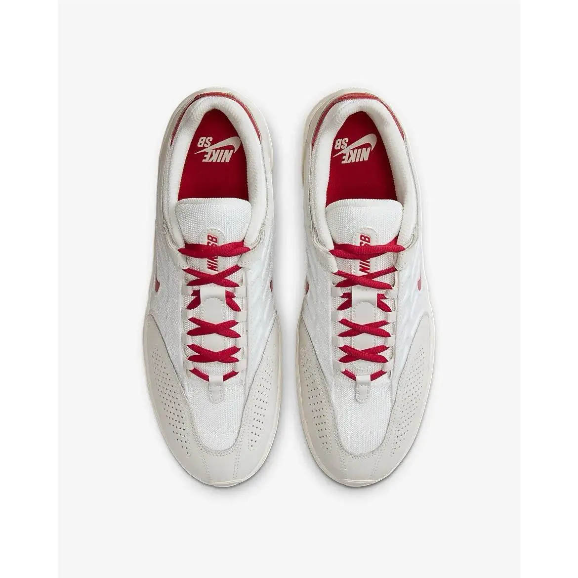 Nike shoes - NIKE SB VERTEBRAE - VERTEBRAE - FD4691-100 - SUMMIT WHITE/University Red 2
