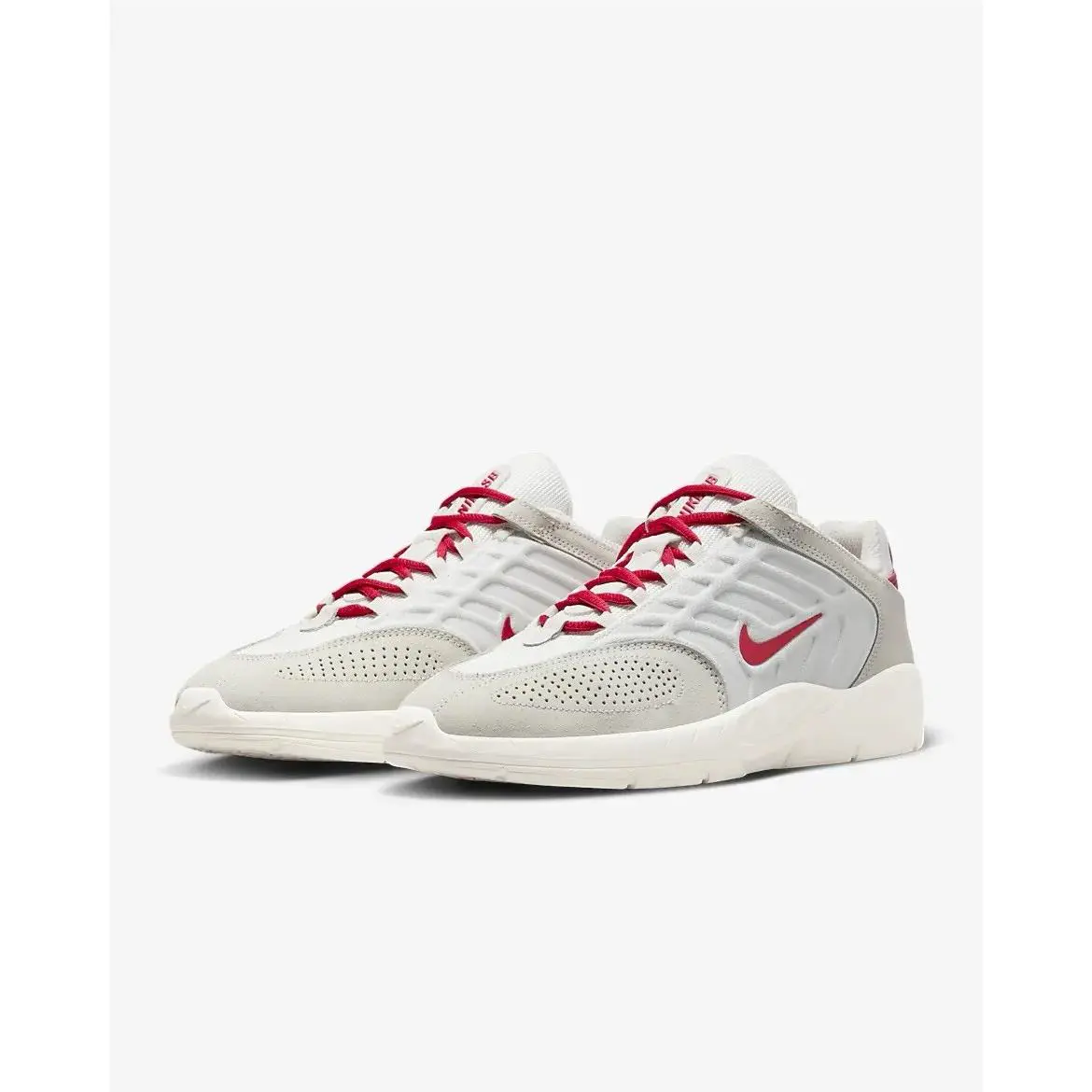 Nike shoes - NIKE SB VERTEBRAE - VERTEBRAE - FD4691-100 - SUMMIT WHITE/University Red 7