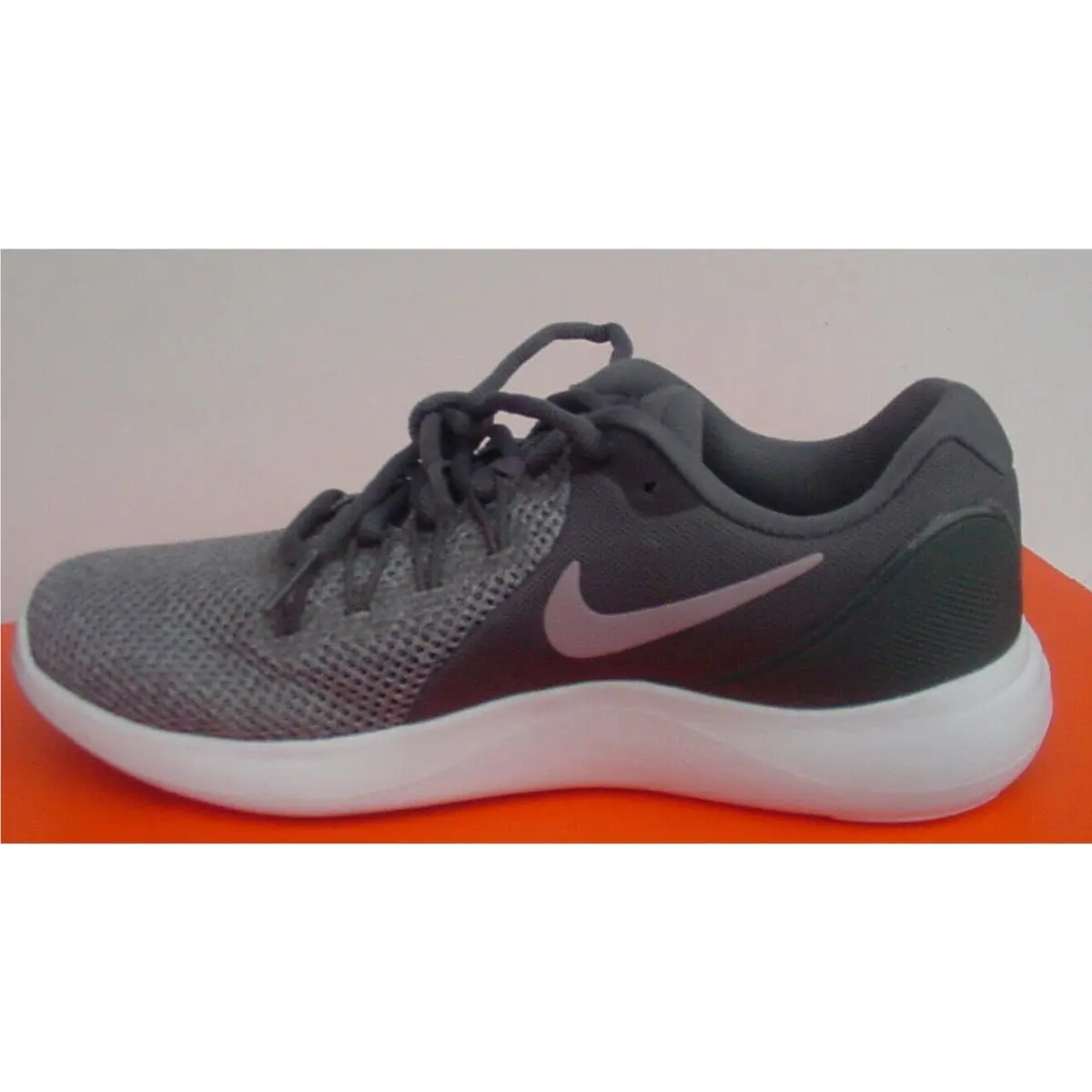 Nike Women`s Shoe Dark Gray Pink Rose Lunar Apparent 908998-005 Sz 6.5 - 10