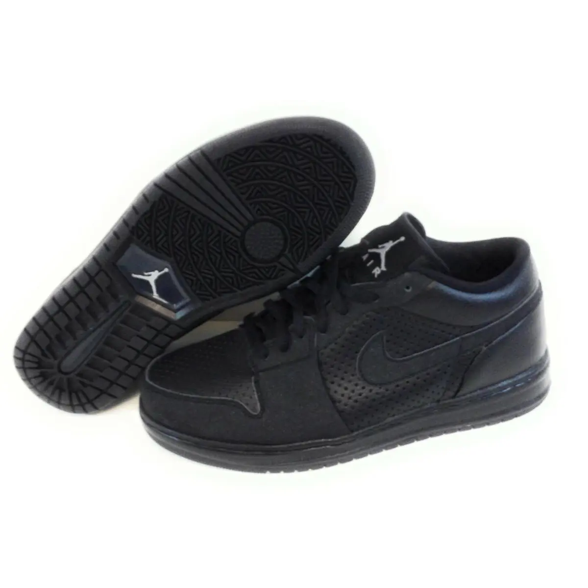 Boys Girls Kids Youth Air Jordan Alpha 453840 002 Black 2011 DS Sneakers Shoes - Black