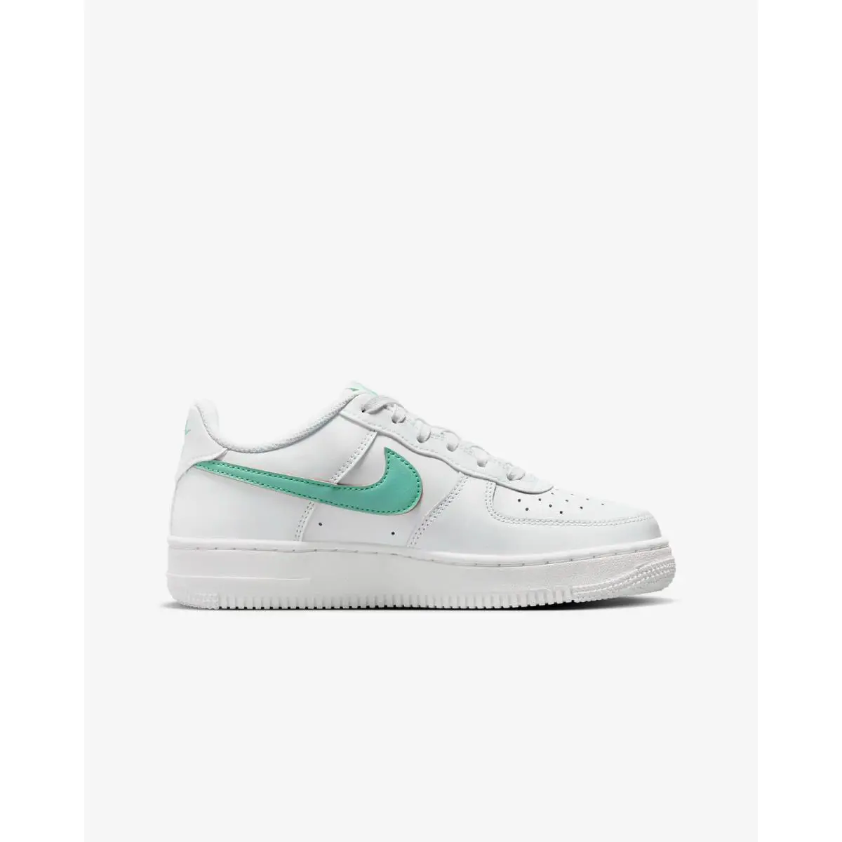 Nike shoes - Nike Air Force 1 - Air Force - Summit White/Emerald Rise 9