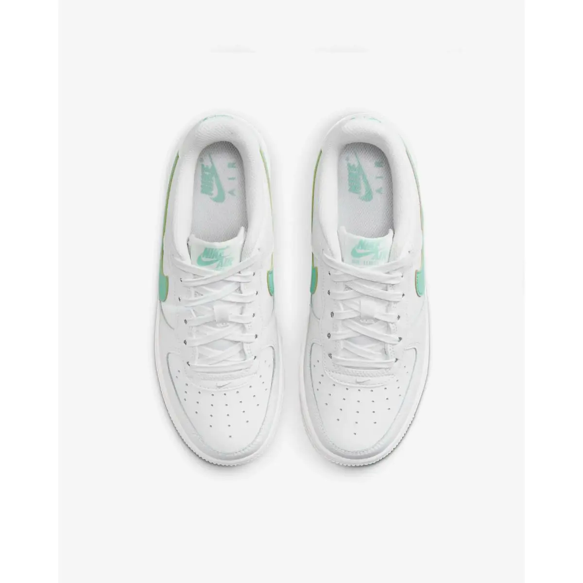 Nike shoes - Nike Air Force 1 - Air Force - Summit White/Emerald Rise 10