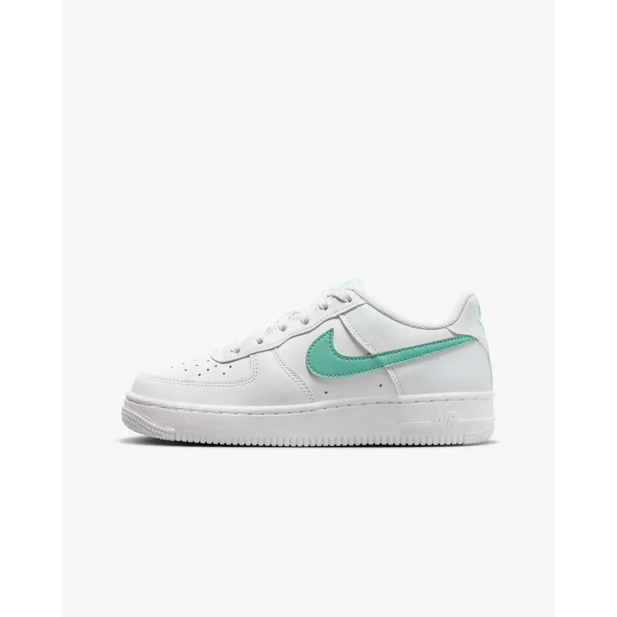 Nike shoes - Nike Air Force 1 - Air Force - Summit White/Emerald Rise 7