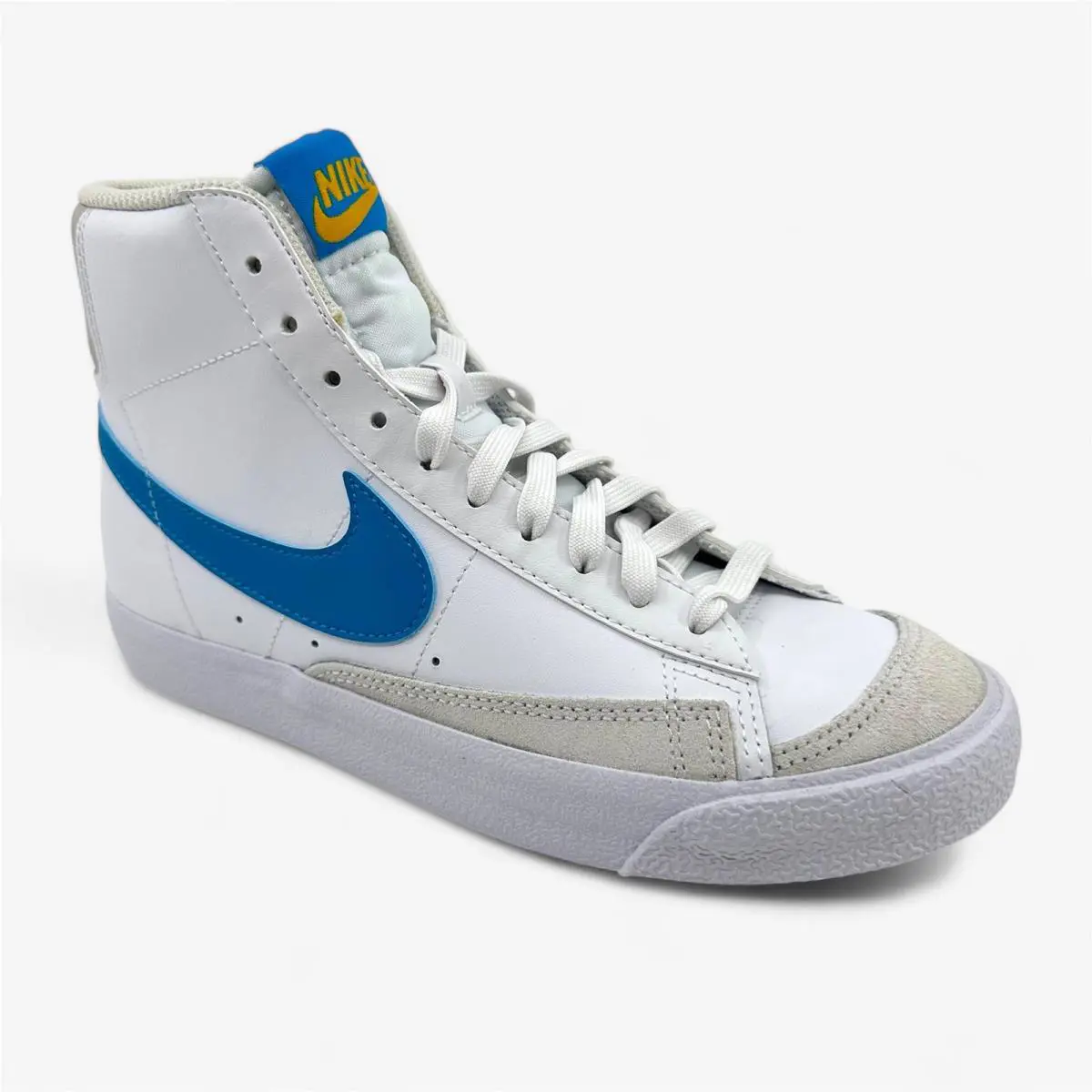 Nike shoes - Nike Blazer Mid 77 - Blazer Mid - DA4086 107 - White, Manufacturer: White Laser Blue Yellow Ochre 3