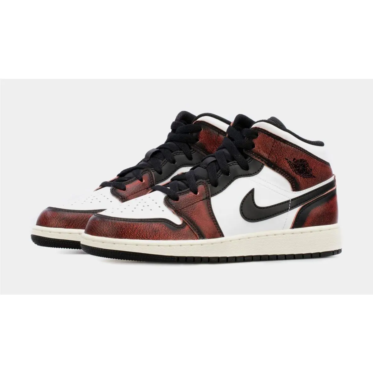 Nike shoes - Air Jordan 1 Mid SE Kid`s - FB0568-006 - Red 5