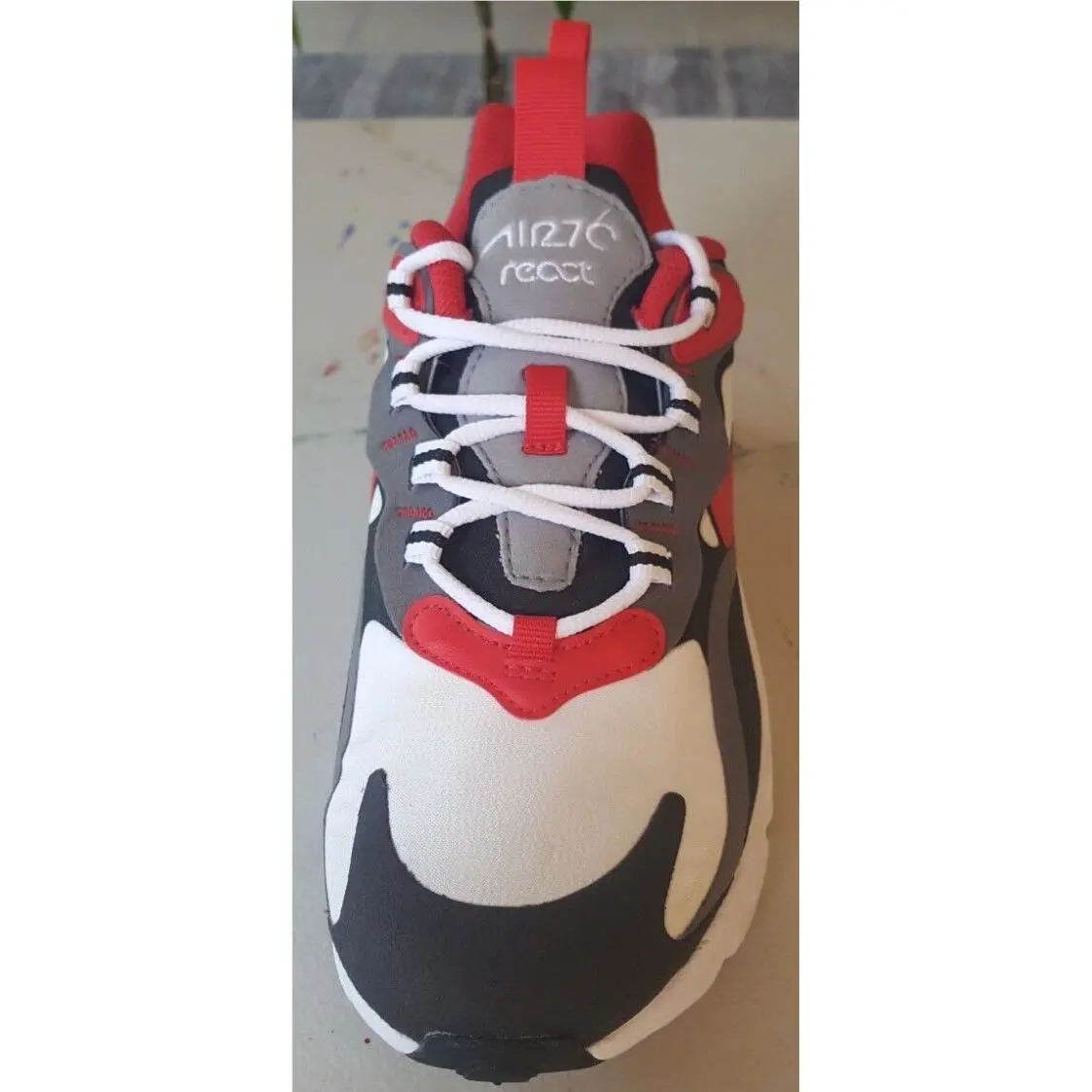 Nike shoes - Nike Air Max 270 React - BQ0103 011 - Iron Grey Red Black 12