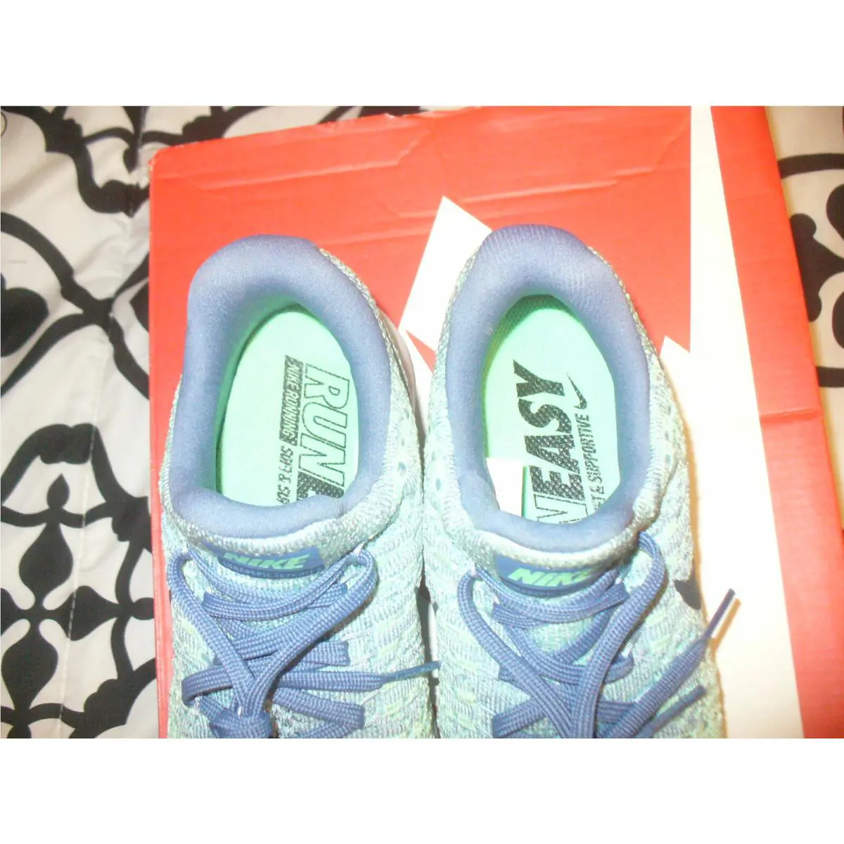 Nike shoes - Nike LunarEpic Low Flyknit 2 - 863780-403 - Blue/Green Mix 5