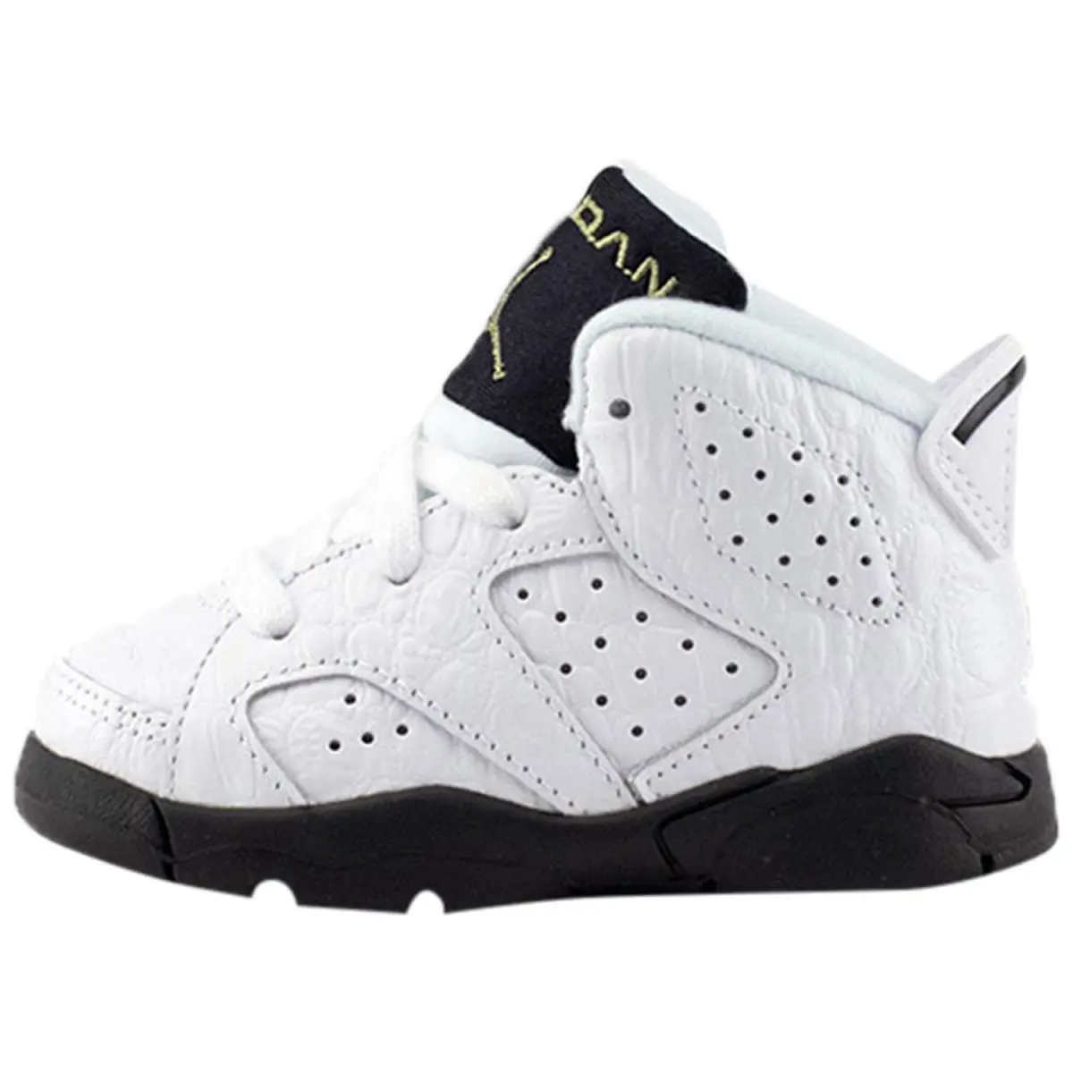 Jordan 6 Retro Alligator TD - White/Black-Alligator