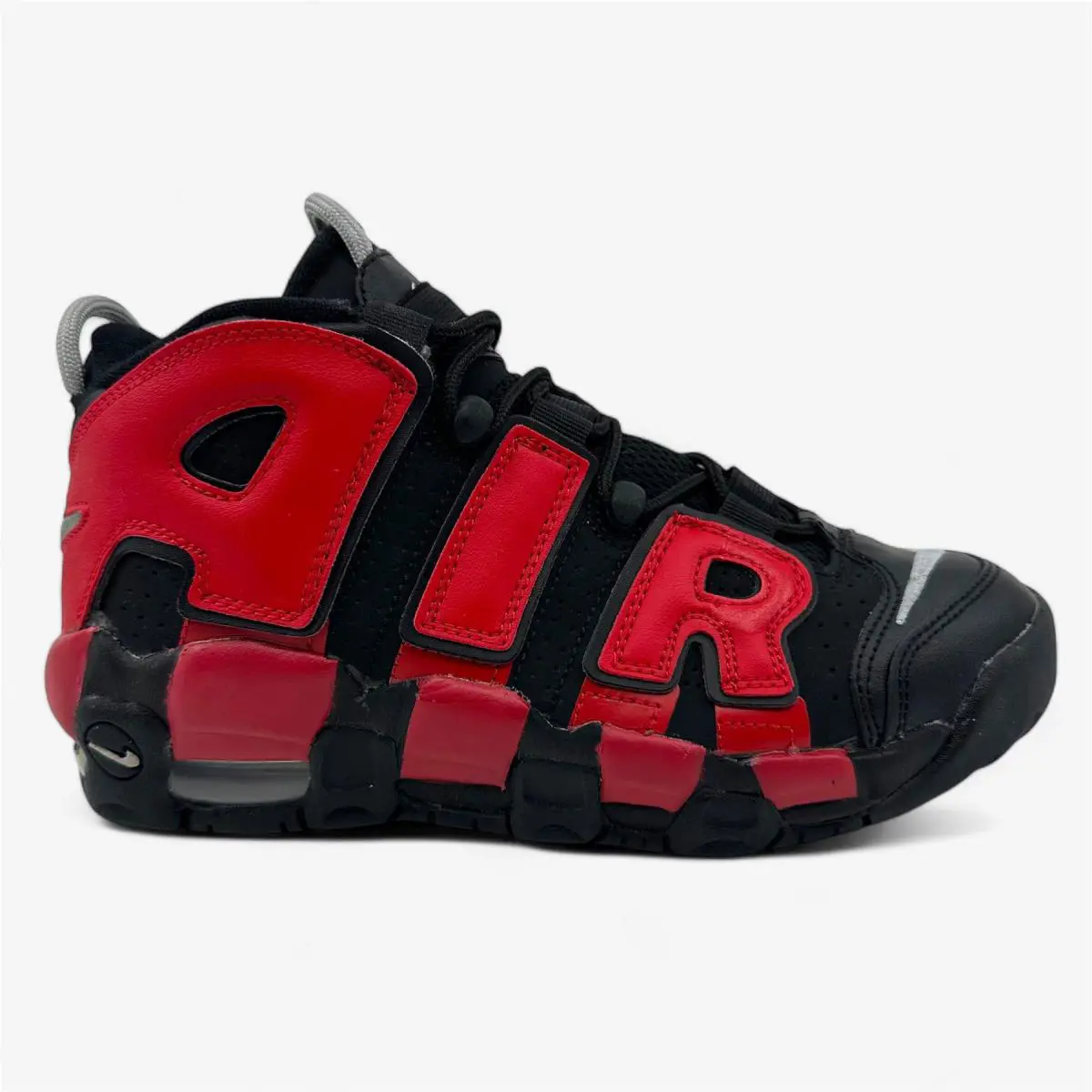 Nike shoes - Nike Air More Uptempo - Air More Uptempo - DM0017 001 - Black, Manufacturer: Black University Red 3