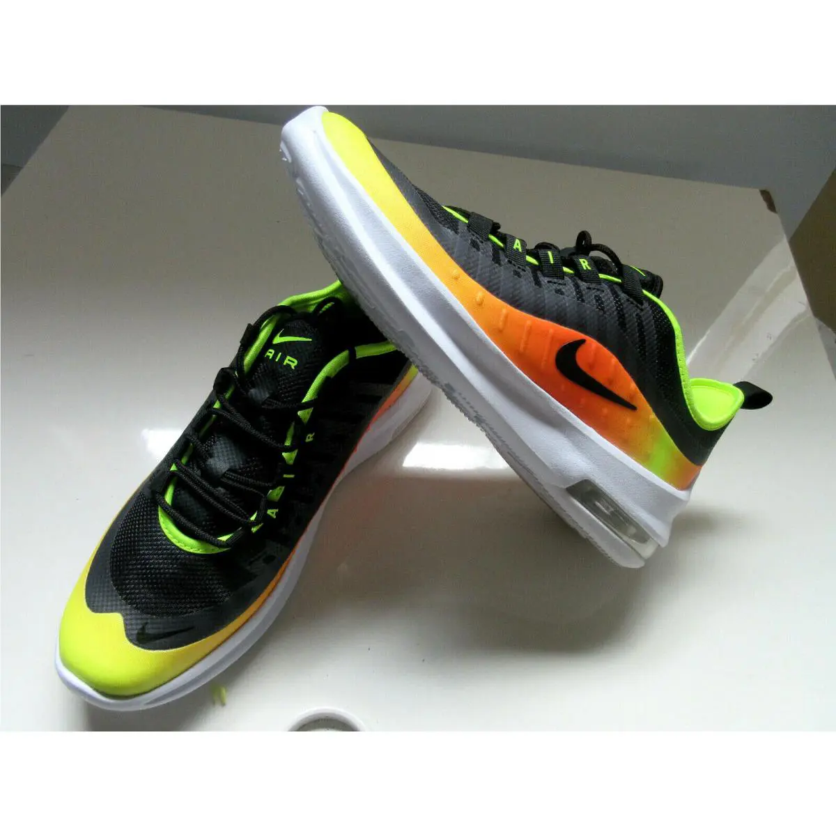 Nike shoes - Nike Air Max Axis - Air Max Axis - sneakers - Black/Volt /Total Orange 4