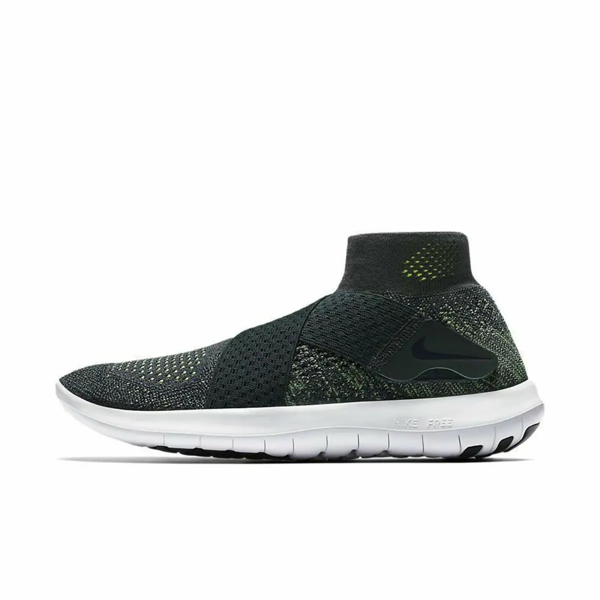 Nike shoes - Nike Free RN Motion - Free Motion - 880846 - VINTAGE GREEN/VOLT-OBSIDIAN 1
