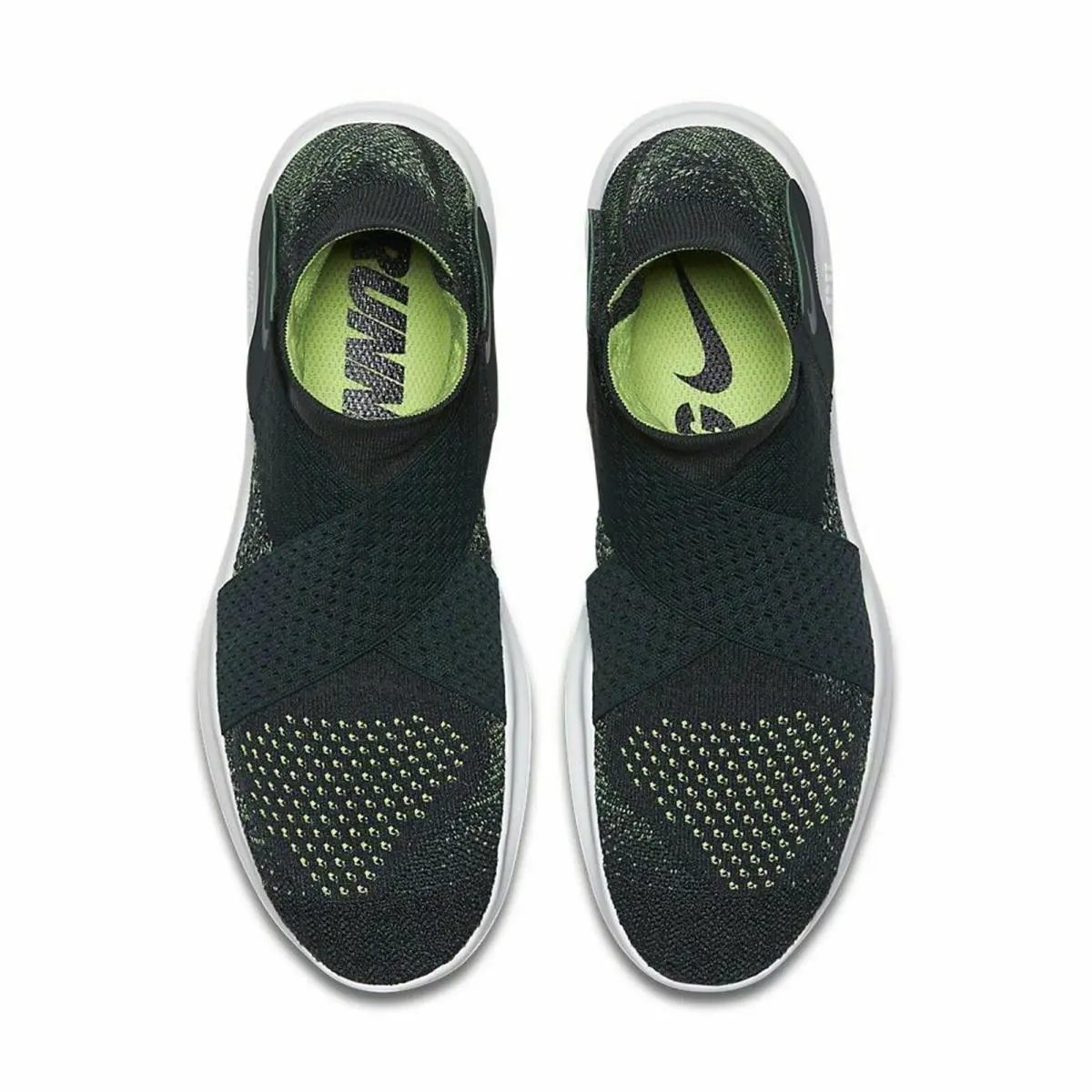 Nike shoes - Nike Free RN Motion - Free Motion - 880846 - VINTAGE GREEN/VOLT-OBSIDIAN 4