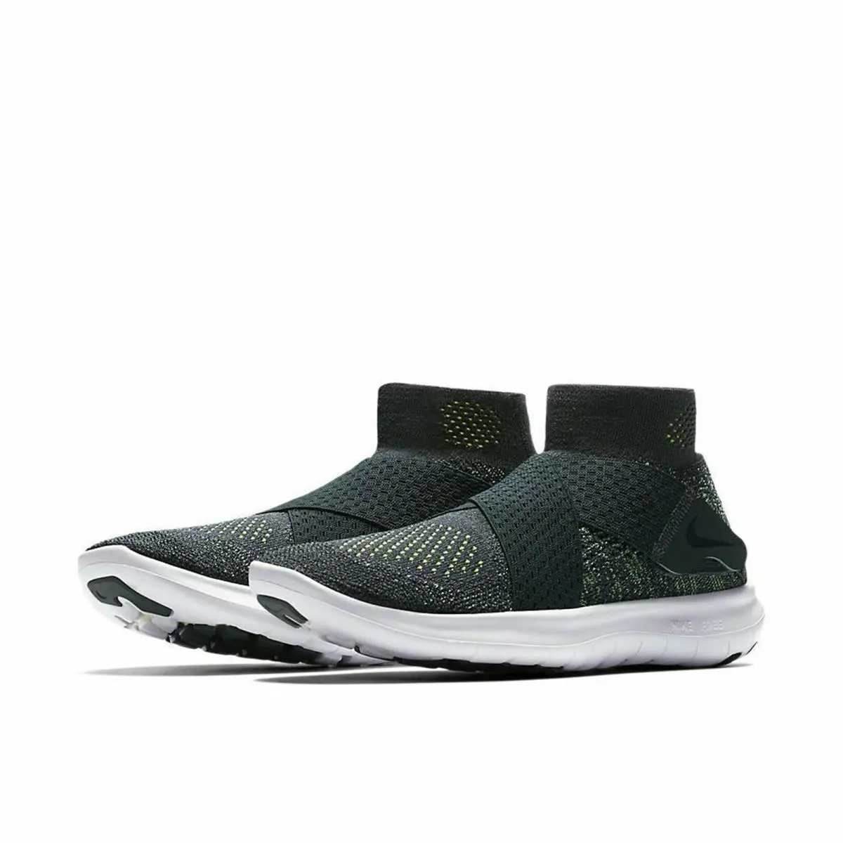 Nike shoes - Nike Free RN Motion - Free Motion - 880846 - VINTAGE GREEN/VOLT-OBSIDIAN 5