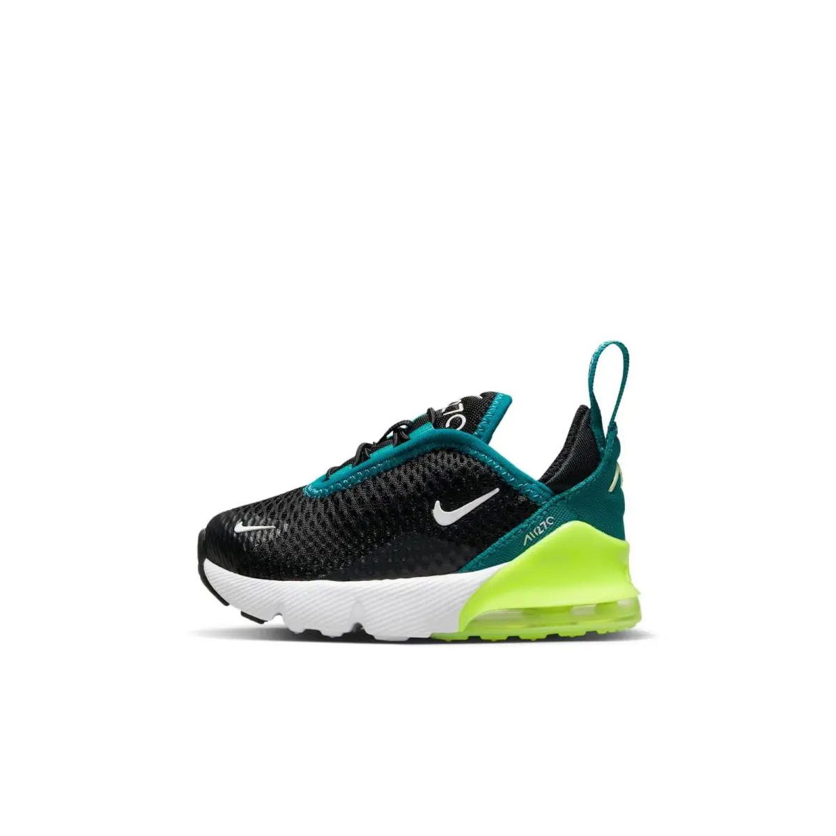 DD1646-026 Toddlers Nike Air Max 270 `black Bright Spruce Volt` - Black/Bright Spruce/Barely Volt/White