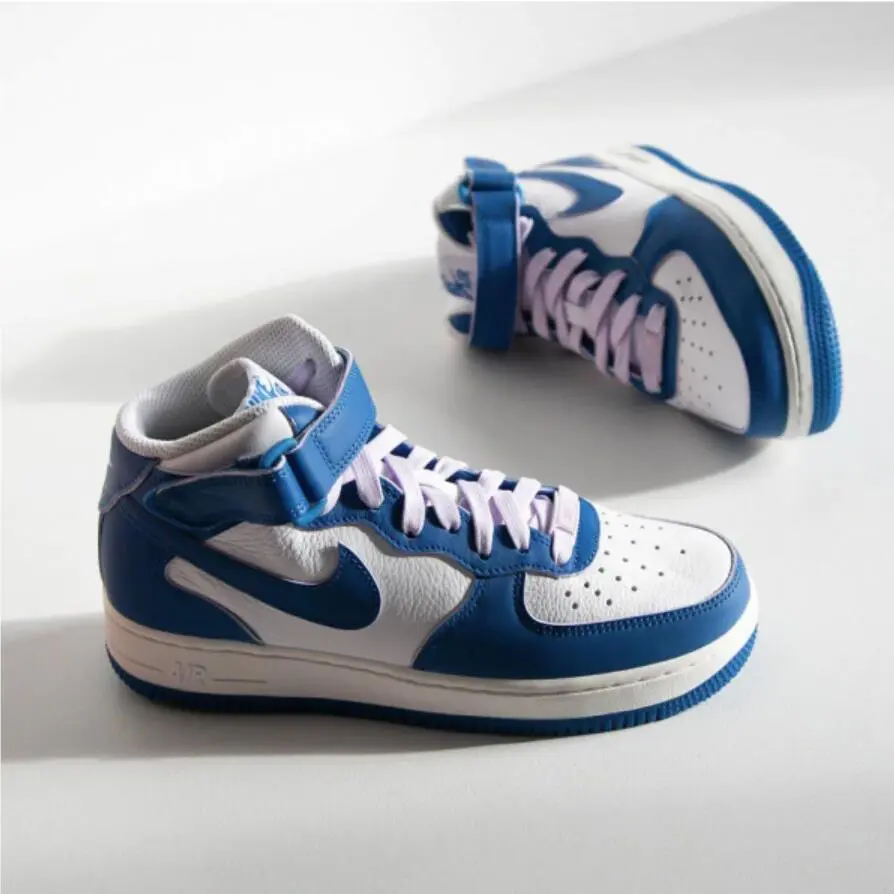 Nike shoes - Nike Air Force 1 `07 - DX3721-100 - White/Military Blue/Sail/Doll 8