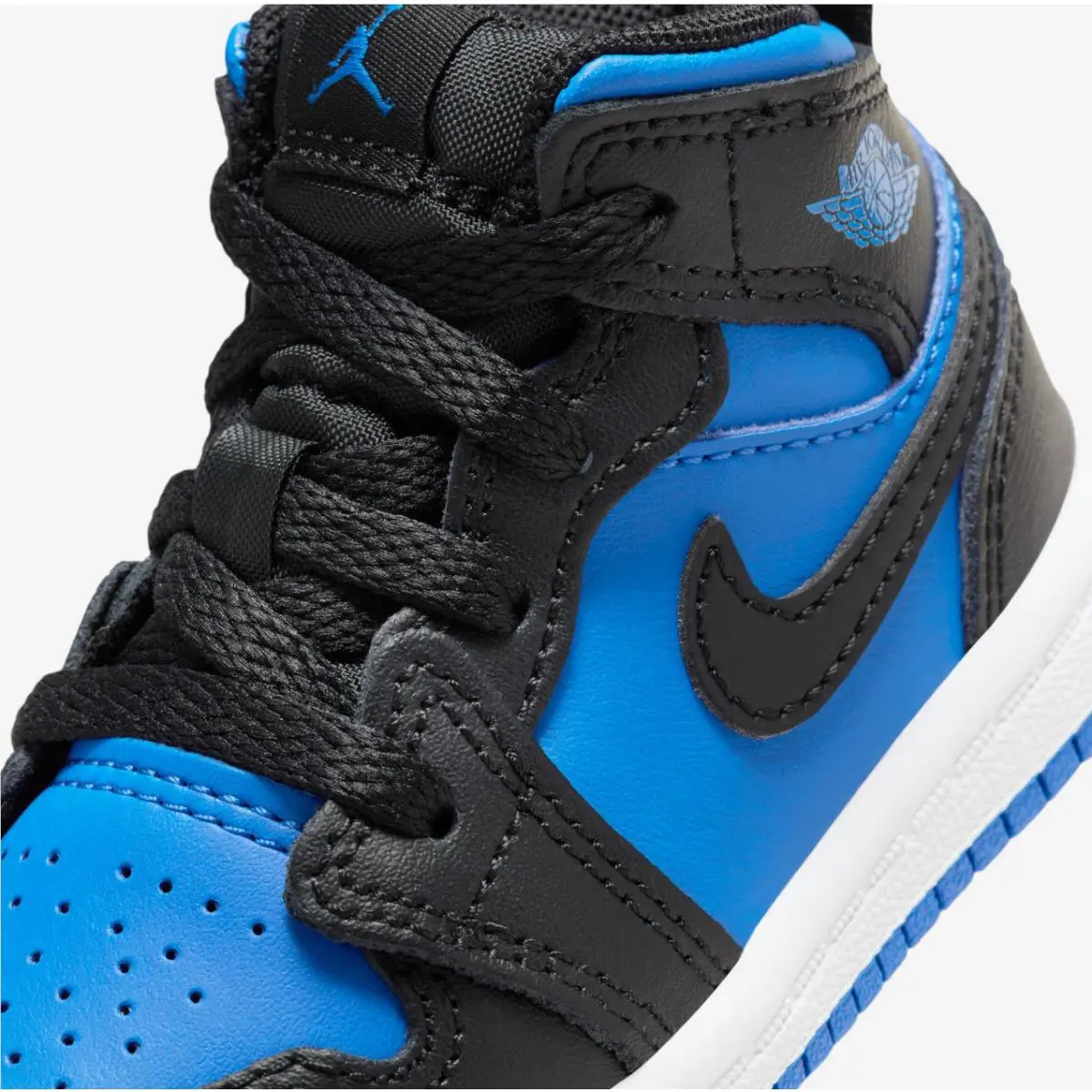 Nike shoes - Jordan 1 Mid - Mid - Black/Royal Blue/Black/White 4