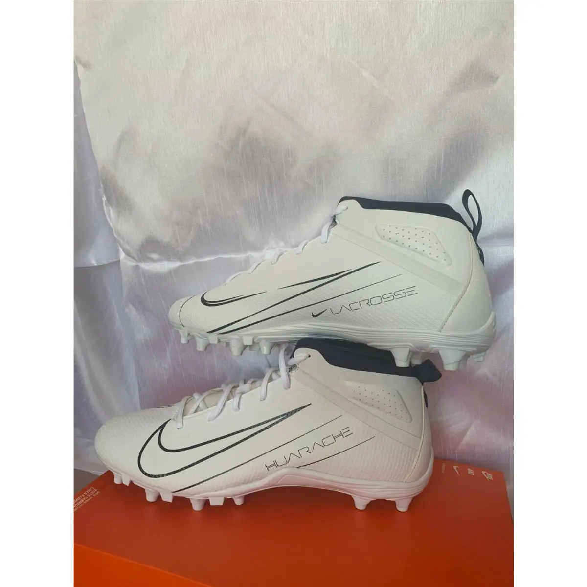 Nike shoes - Nike Alpha Huarache - Alpha Huarache - BQ4183 112 - WHITE/WHITE-COLLEGE NAVY 5