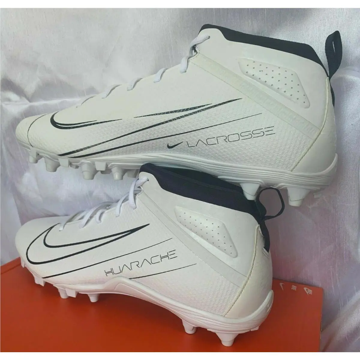 Nike shoes - Nike Alpha Huarache - Alpha Huarache - BQ4183 112 - WHITE/WHITE-COLLEGE NAVY 11