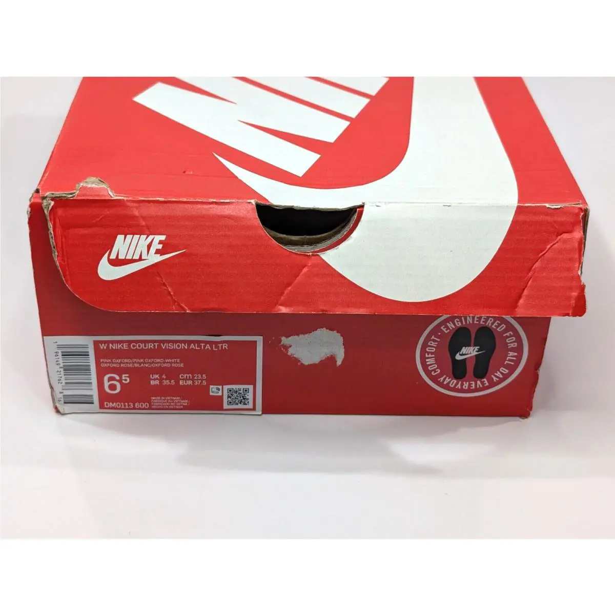 Nike shoes - Nike Court Vision Alta LTR - DM0113-600 - Pinkf Oxford 9