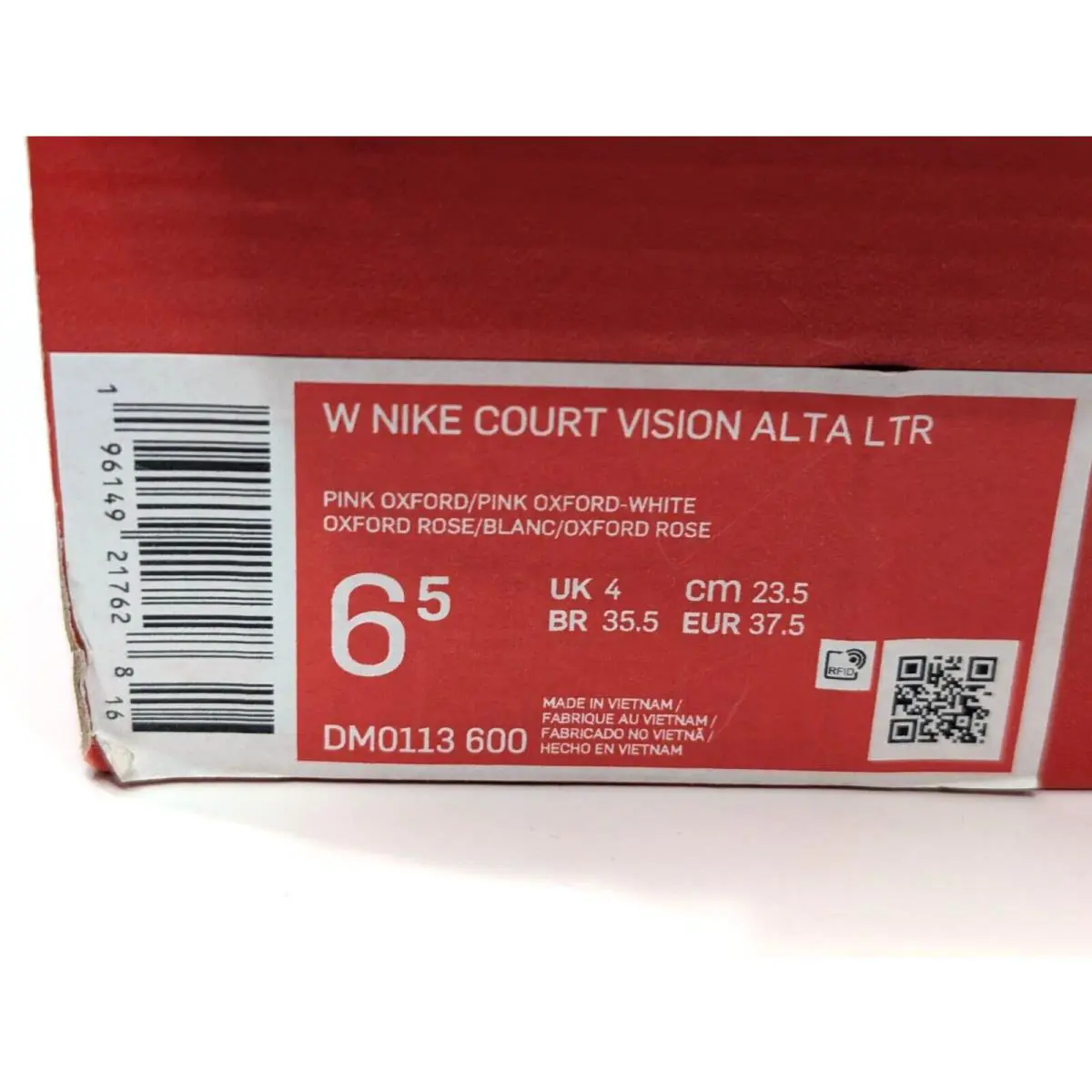 Nike shoes - Nike Court Vision Alta LTR - DM0113-600 - Pinkf Oxford 10