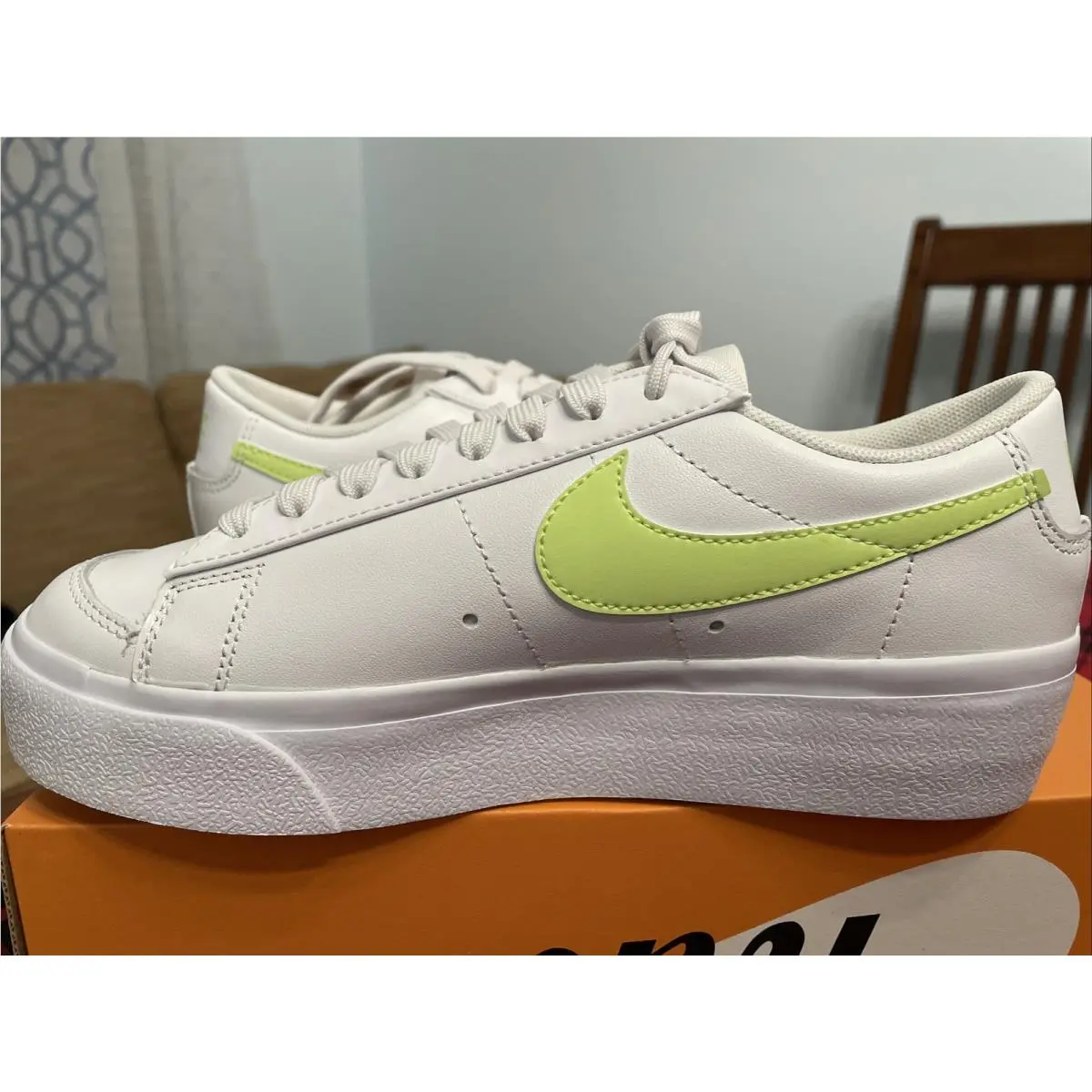 Nike shoes - Nike Blazer Low - Blazer Low - DJ0292-102 - White/Light Lemon Twist-White 0