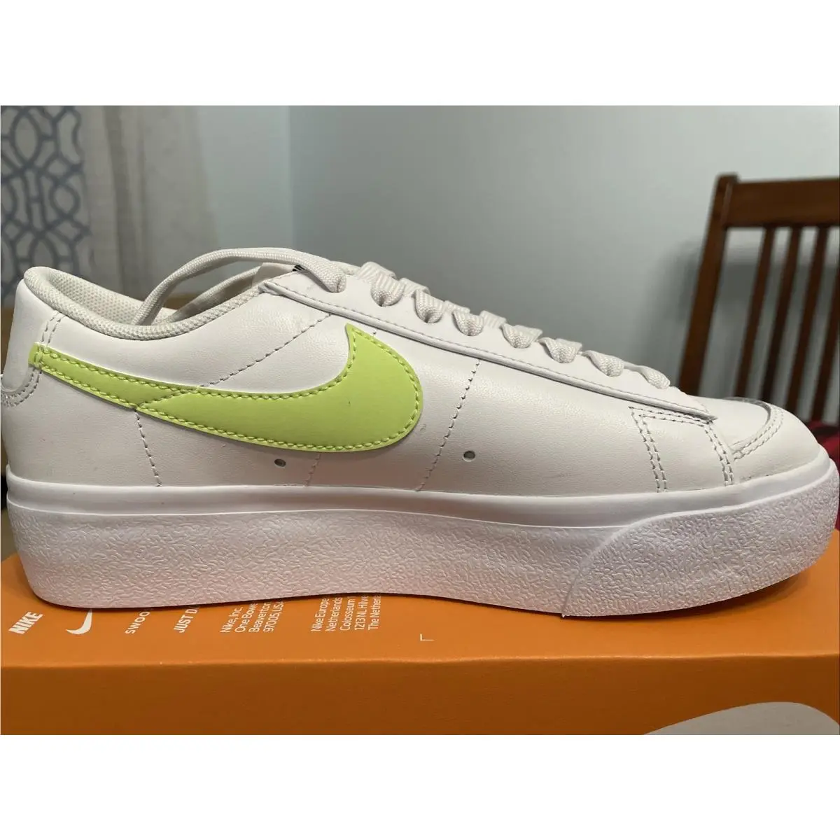 Nike shoes - Nike Blazer Low - Blazer Low - DJ0292-102 - White/Light Lemon Twist-White 1