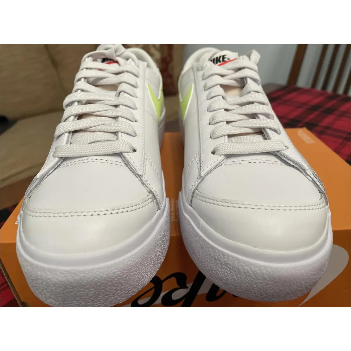 Nike shoes - Nike Blazer Low - Blazer Low - DJ0292-102 - White/Light Lemon Twist-White 3