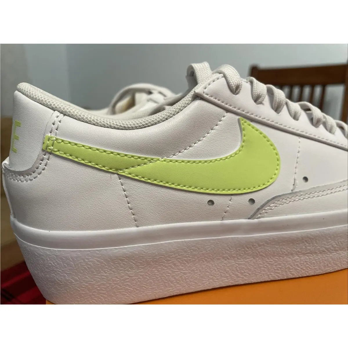 Nike shoes - Nike Blazer Low - Blazer Low - DJ0292-102 - White/Light Lemon Twist-White 5