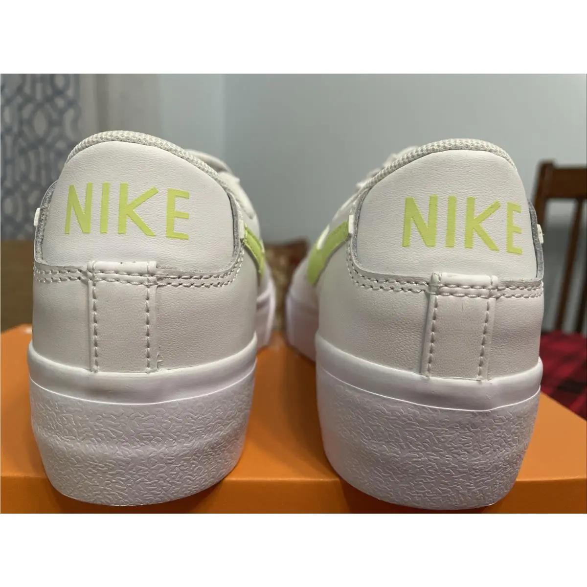 Nike shoes - Nike Blazer Low - Blazer Low - DJ0292-102 - White/Light Lemon Twist-White 6