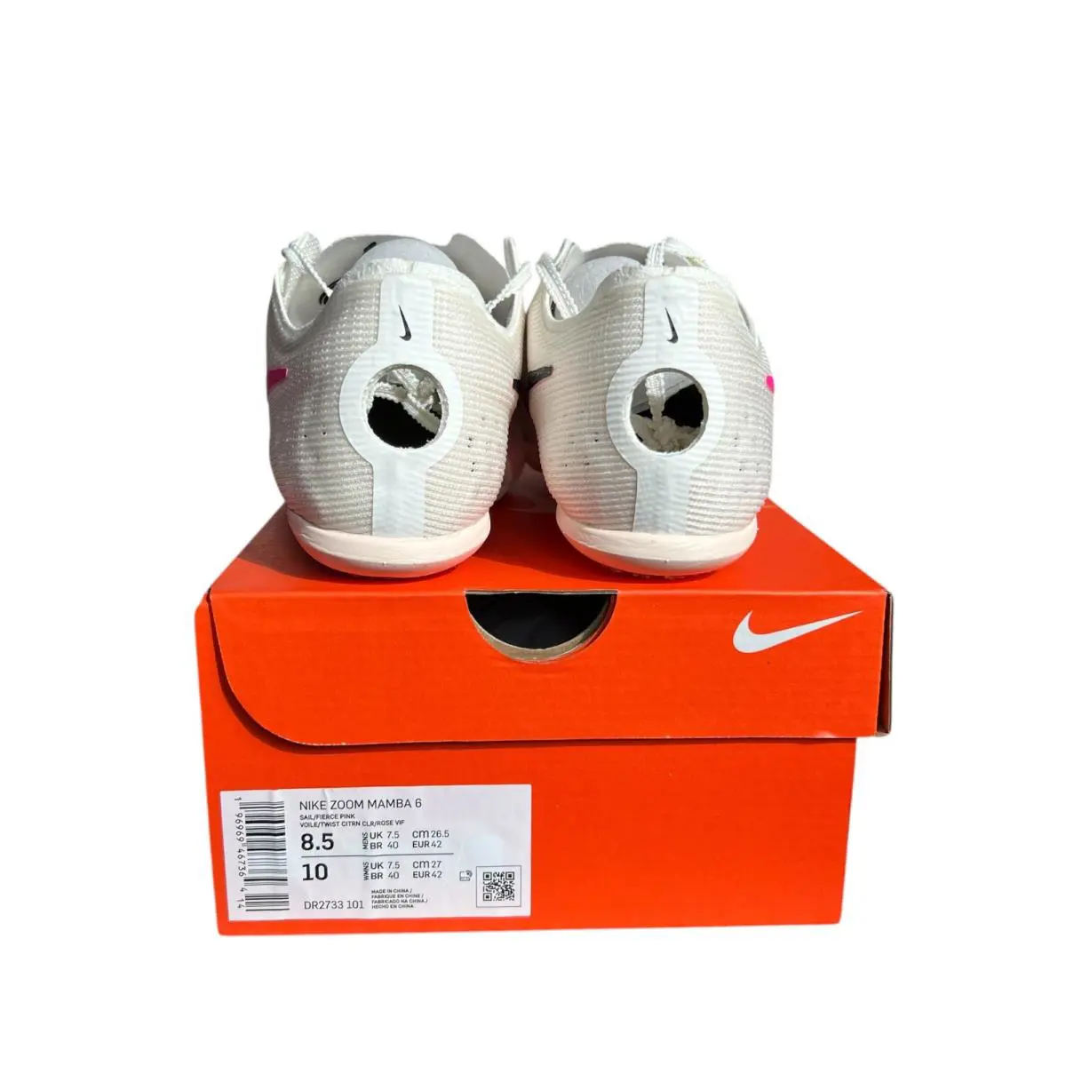 Nike shoes - Nike Zoom Mamba 6 - Zoom Mamba - DJ9405-102 - Sail/Fierce Pink 2