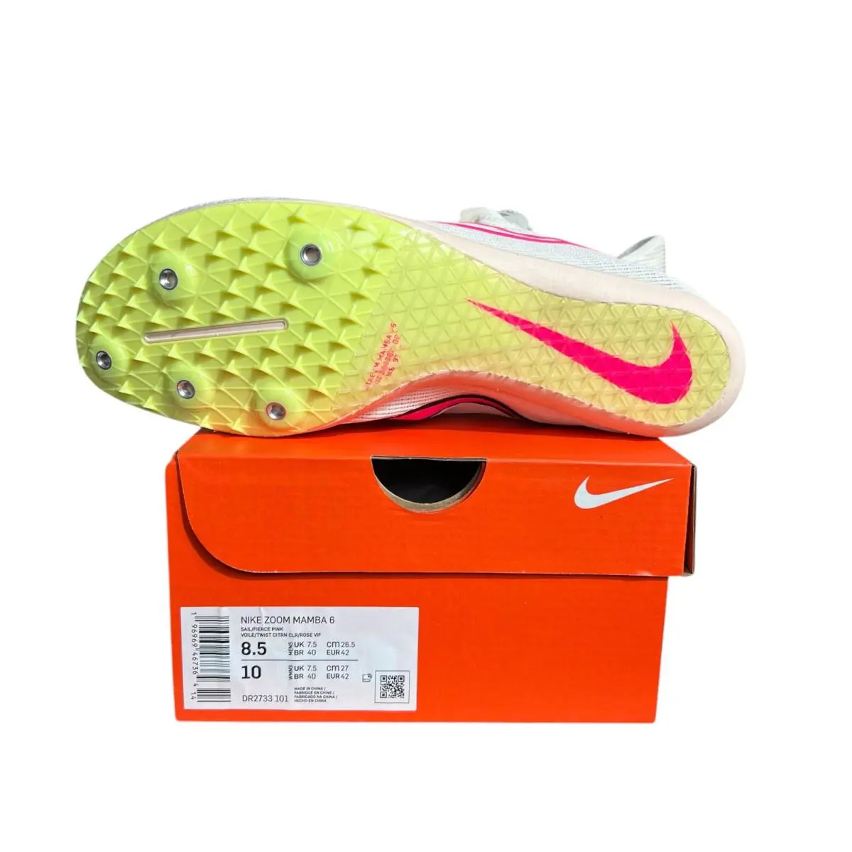 Nike shoes - Nike Zoom Mamba 6 - Zoom Mamba - DJ9405-102 - Sail/Fierce Pink 3