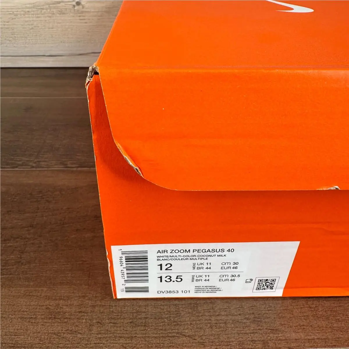 Nike shoes - Nike Air Zoom Pegasus 40 - DV3853 101 - White/Coconut Milk/Volt/Multi-Colour (UPC: 196604439572) 5